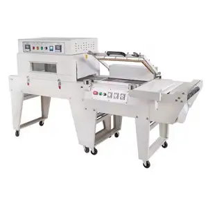 Semi Automatic Shrinking Seal Shrink Wrapping Machine 2 In 1 Shrink Wrapper Pvc Pof Film Wrapping Machine Type Sealer Shrink