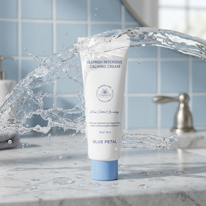 บลู เพทัล เบลมิช อินเทนซีฟ คาล์มมิ่ง เซนเทลล่า ครีม 50 กรัม สำหรับผิวแพ้ง่าย ใช้กลางวัน บำรุงผิวชุ่มชื้น - Product Image 1