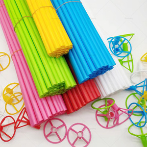 Accessoires <span class=keywords><strong>pour</strong></span> ballons en plastique : <span class=keywords><strong>support</strong></span> de bâton de <span class=keywords><strong>ballon</strong></span> portable de 40 cm et coupelles - Product Image 3