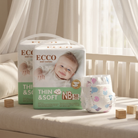 Couches jetables OEM pour bébés à attaches magiques, ultra-absorbantes, douces et anti-fuites pour le marché de gros d'Amérique du Sud