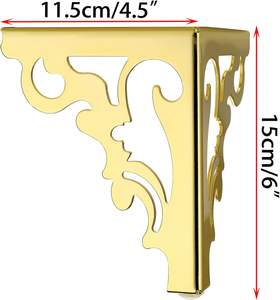 Pieds de meubles modernes en fer pour <span class=keywords><strong>canapé</strong></span>, armoire, commode, table à manger - Solides et faciles à installer, capacité de 550 lb - Product Image 4