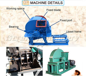 Cuchillas de máquina de afeitar de madera con cabezal de corte Industrial de alta productividad para ropa de cama de animales de aves de corral - Product Image 5