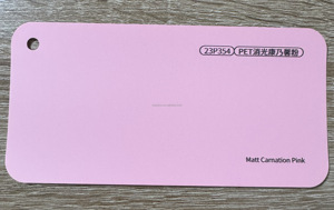Matt Carnation Rose Air Release Car Vinyl Wrap PVC Vinyl <span class=keywords><strong>Film</strong></span> Polyester Electro-Optique Métallique PET Changement de Couleur pour la Carrosserie - Product Image 2