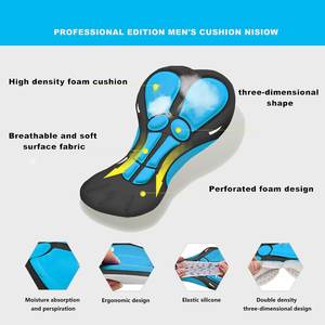 Pantaloncini da <span class=keywords><strong>ciclismo</strong></span> reversibili da <span class=keywords><strong>donna</strong></span> e da uomo in Gel imbottito 3D con Design traspirante adsorbente per bambini - Product Image 3