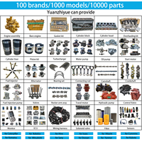 Kit de réparation de la pompe hydraulique principale pour excavatrices PC130-6 PC130-7 PC200-7 PC200-8 PC210-6 PC220-7 PC400 HPV95 HPV90 HPV132 HPV140