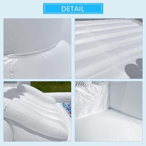 <span class=keywords><strong>Inflatable</strong></span> trắng lâu đài kích thước nhỏ 9x7x6ft nhảy <span class=keywords><strong>bouncy</strong></span> nhà bị trả lại cho trẻ em - Product Image 5