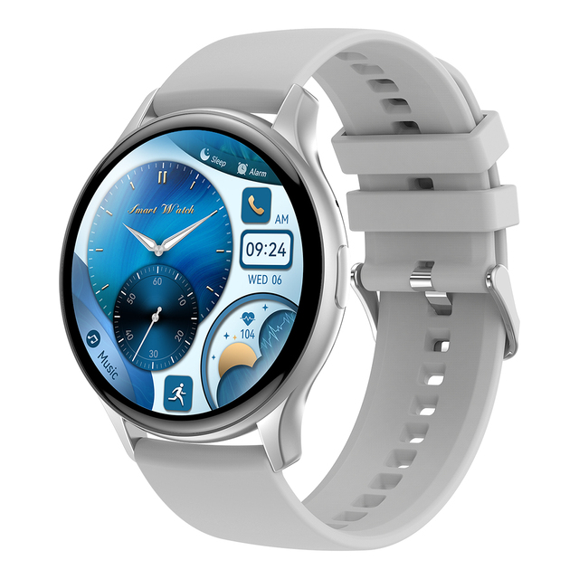 Smart Watch 1.43 Inch AMOLED 466x466 BT Call GPS NFC Heart Rate Sleep Tracker IP68 Waterproof Fitness Band SOS Magnetic Charging