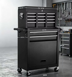 Modern Heavy Duty Iron 4-Wheel <b>Tool</b> Cart <b>Drawer</b> Style Salon Multifunctional Mobile Handcart Auto Repair Beauty Cabinet - Product Image 1