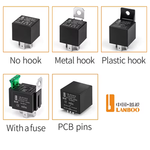 פלנבו 12v 24v מכונית ממסר 4 רגליים 5 רגליים הנוכחי גבוה 80a צופר מכונית עמיד - Product Image 2