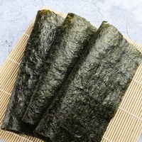 Jinheng Algues Marines Séchées Croustillantes Vert Foncé de Qualité Supérieure pour Sushi, Grade Or, 19x10cm, Sachet de Nori Délicieux Emballé