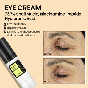 Meilleurs produits de soin de la peau coréens <span class=keywords><strong>Crème</strong></span> pour les yeux à la bave d'escargot 73,7% <span class=keywords><strong>Anti</strong></span>-<span class=keywords><strong>rides</strong></span> Liftant Raffermissant <span class=keywords><strong>Crème</strong></span> pour les yeux Fabricants de marques privées - Product Image 3