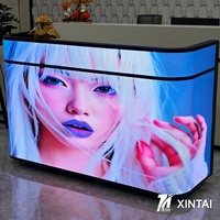 Pantalla LED para Interiores, Mostrador de Recepción P1.86 P2 P2.5, Pantalla LED para Mostrador de Recepción con Protección GOB y Control Inteligente