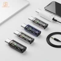 Adaptador de Auriculares Inteligente con Transferencia de Funciones Completas, Conector Hembra de 3.5mm a Macho Tipo-C, Sonido HD para Teléfono Móvil