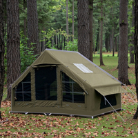 Grande tente familiale gonflable à air personnalisable Tente de camping en tissu Oxford imperméable et portable directement de l'usine