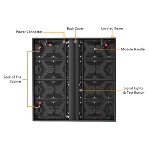 Écrans LED extérieurs durables en aluminium moulé sous pression, résistants aux intempéries IP65, pour la publicité dans les centres commerciaux et les cinémas - Product Image 2