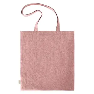 Bolsa de compras de algodón reciclado PLANET, merchandising sostenible - Product Image 1