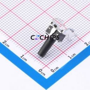 GT-TC102B-H125-L1 Tactile Switch Through hole,6.1x6.1mm Switch Single Pole Single Throw Round Button 2.5N Right Angle Insert - Product Image 2