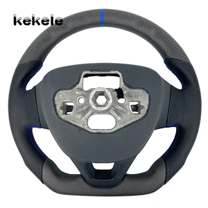 Amélioration de l'intérieur de la voiture, volant en cuir et fibre de carbone personnalisé pour Ford <span class=keywords><strong>Focus</strong></span> MK4 MK7 MK7.5 MK8 Carnival <span class=keywords><strong>ST</strong></span> - Product Image 6