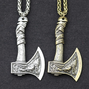 Viking Necklace Hammer Norse Jewelry <strong>Mjolnir</strong> Necklace Amulet <strong>Pendant</strong> With Chain Crow Necklace for Men - Product Image 5