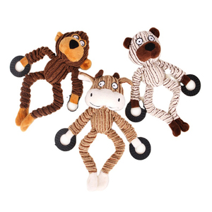 <strong>New</strong> Custom <strong>Dog</strong> Squeaky Toys Pet Toys Crinkle No Stuffing Animals <strong>Dog</strong> Plush Chew Toy - Product Image 5
