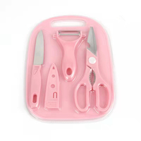 Ciseaux Couteau Éplucheur Et Planche À Découper Cuisine En Acier Inoxydable 4 Pièces Ensemble Outils Fruits Et Légumes Ensemble De Couteaux