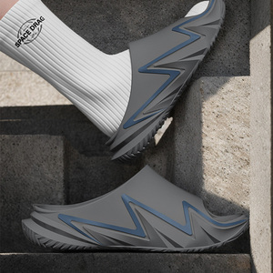Chaussons pour hommes à largeur extra-large, espace généreux pour les orteils, semelle antidérapante, confort à domicile, tailles EU 36-47, compatibles avec les orthèses - Product Image 5