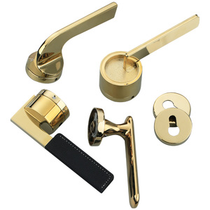 Lideshi Indoor Door Handle Zinc Alloy Lever Lock Keyless For Bedroom Bathroom Solid Wood Door Hardware - Product Image 3