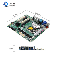 Placa Base Industrial Integrada Intel LGA1200 de 10.ª/11.ª Generación, 2 RJ45 LAN, 6 RS232 485 COM, PCIe3.0 X16/X4, 2 PCI, Nueva