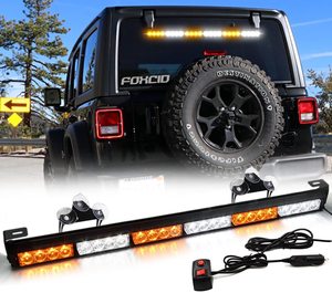 Biaochi Nouvelle barre lumineuse LED ultra-lumineuse 12V 68cm 26" en alliage d'aluminium + PC, boîtier noir, pare-brise, Accord, Wrangler - Product Image 6