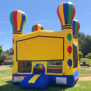 Castello Gonfiabile Commerciale per Noleggio, Casa Gonfiabile a Forma di <span class=keywords><strong>Mongolfiera</strong></span> Arcobaleno per Bambini - Product Image 2