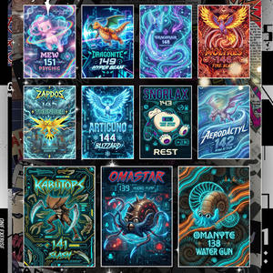 Vente en gros de cartes à collectionner Pokémon Anime du Japon, série Mysterious Archives, incluant des cartes artistiques, des boîtes booster Pikachu et des blind boxes - Product Image 4