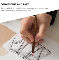 Crayons de cire automatique 12 couleurs, Crayon de couleur pour dessin, Crayon de couleur Compatible avec Crayon de traction pour utilisation industrielle