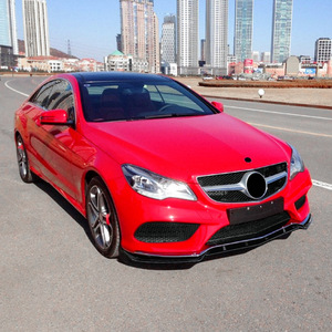 เมอร์เซเดส-เบนซ์ อี-คลาส คูเป้ C207 ปี 2013-2016 AMG ชุดแต่งสปอยเลอร์หน้า สีดำพ่นเงา ลายคาร์บอนไฟเบอร์ วัสดุ PP - Product Image 2