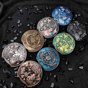 Mysterious Dream Round Universe Spaceman Spinning Roulette DND Metal <span class=keywords><strong>Dice</strong></span> avec Premium Box - Product Image 3