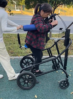 GT02 Appareil d'entraînement à la marche debout réglable pour les patients atteints d'AVC, hémiplégiques, paraplégiques, paralysie des membres inférieurs, handicapés