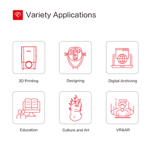 Scanner 3D Shining Einstar avec points de marquage à visibilité optimale, haute fidélité des couleurs, scanner 3D portable, machine de numérisation - Product Image 6