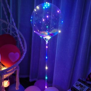 Ballon Bobo de haute qualité, couleur personnalisée, 18/20 pouces, ballon lumineux LED coloré, ballon clignotant, décoration de fête du Nouvel An, globos - Product Image 4