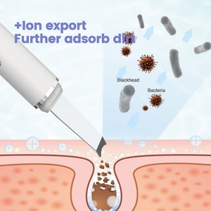 Exfoliante Facial Vibrador a Prueba de Agua, Espátula Facial de Acero Inoxidable, Cepillo Sónico Ultrasónico Iónico - Product Image 4