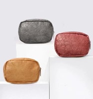 Portefeuille miniature en Tyvek imperméable et lavable de haute qualité, multicolore, avec double fermeture éclair et pochette à motif uni
