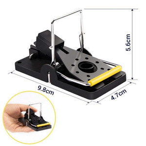 Durable Plastic Mouse Reusable Killer Heavy Duty Strong Snap Rodent Control Trap Bait Slot Fast Mice <b>Rats</b> Non-Toxic - Product Image 2