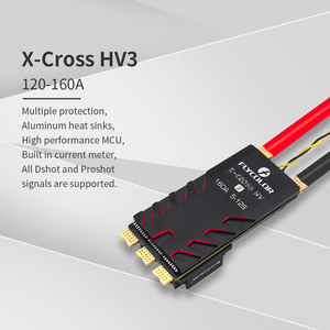 Controlador de Velocidad Electrónico Flycolor X-cross HV <span class=keywords><strong>ESC</strong></span> BL-32 Bit 5-12S <span class=keywords><strong>60A</strong></span> 80A 120A 160A sin Escobillas para Drones Multieje RC, Aviones FPV - Product Image 3