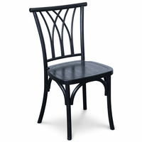 Chaise en résine Willow K/D Design, légère et durable, pour l'école, la maternelle, les événements, le jardin, les mariages