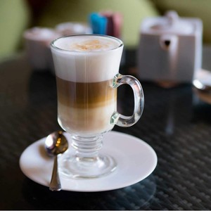 Tasses à café vernis en <span class=keywords><strong>verre</strong></span>, de forme circulaire, épaisse, à paroi, tulipes, en <span class=keywords><strong>verre</strong></span>, à vendre, 8 oz - Product Image 6
