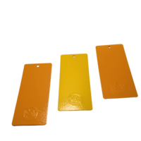 Peinture en poudre thermodurcissable électrostatique orange vif jaune-orange pour pulvérisation, idéale pour la peinture industrielle, marine et de meubles