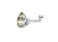 Support de Douche Mural Réglable en Chrome Poli Argenté, Personnalisable en Gros, pour Remplacement de Support de Tête de Douche