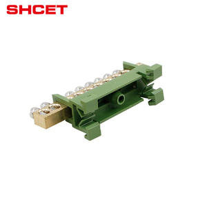 Nhà máy OEM mặt đất Brass Trái Đất khối thiết bị đầu cuối dây đồng liên kết 4way 10way zero dòng thanh Brass nền tảng thiết bị đầu cuối xe buýt thanh khối - Product Image 3