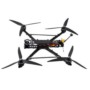 Mark4 10 polegadas 6S 5.8G 2.5W Transmissão de vídeo VTX F405 60A Flight Eletrônica controle 10" 10 polegadas FPV Drone UAV kit de peças conjunto