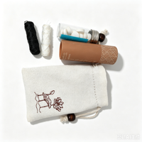 Fil dentaire biodégradable en charbon de bambou, vente en gros d'usine, soins bucco-dentaires, logo personnalisé OEM ODM pour coffret cadeau de fêtes pour usage domestique