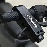 Antivol universel pour guidon de moto, frein et poignée d'accélérateur, compatible moto, vélo électrique, VTT et vélo.