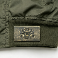 Étiquette personnalisée en cuir PU écologique thermocollée pour jeans, vêtements, accessoires de confection à coudre, vente en gros, OEM, faible MOQ